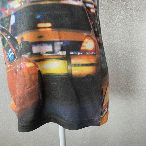 Fresh FX Art Deco Auto City Sublimation Design T-Shirt SZ L - Picture 5 of 10